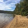 Foundation Beach on Bella Lake - 20 minutes by motor/boat from Merrymeet